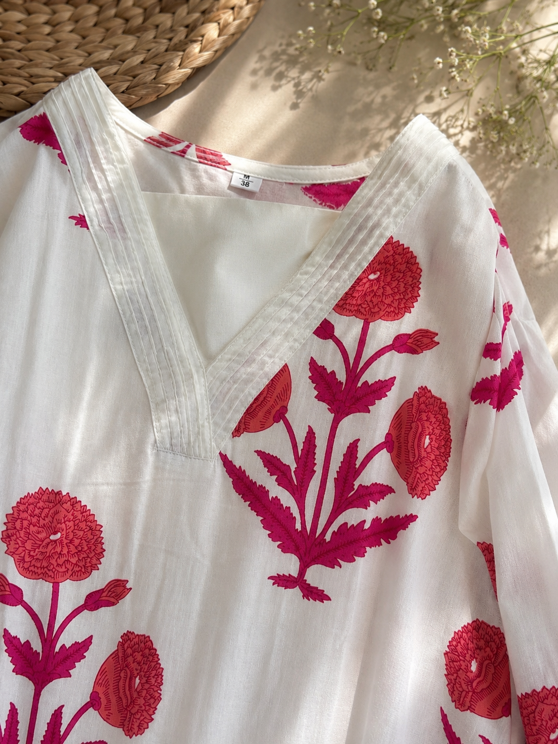 Mughal print kurta pant set