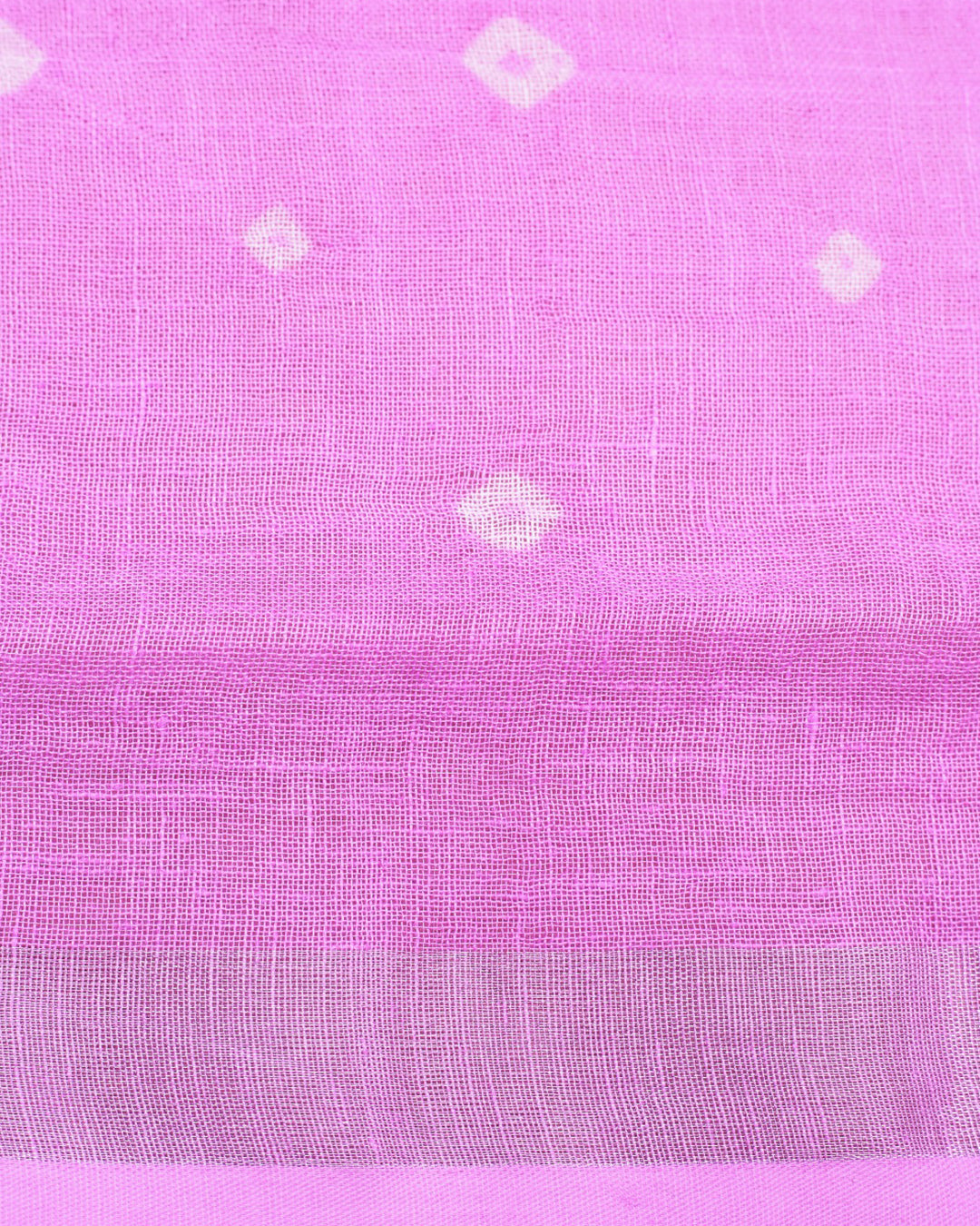 Orchid Pink Linen Unstitched Suit with Applique Organza Dupatta