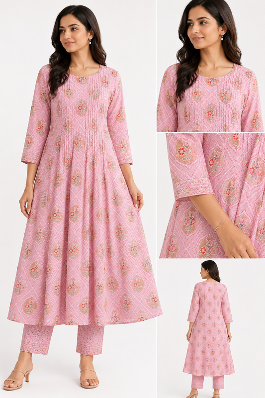 A-line kurta pant set