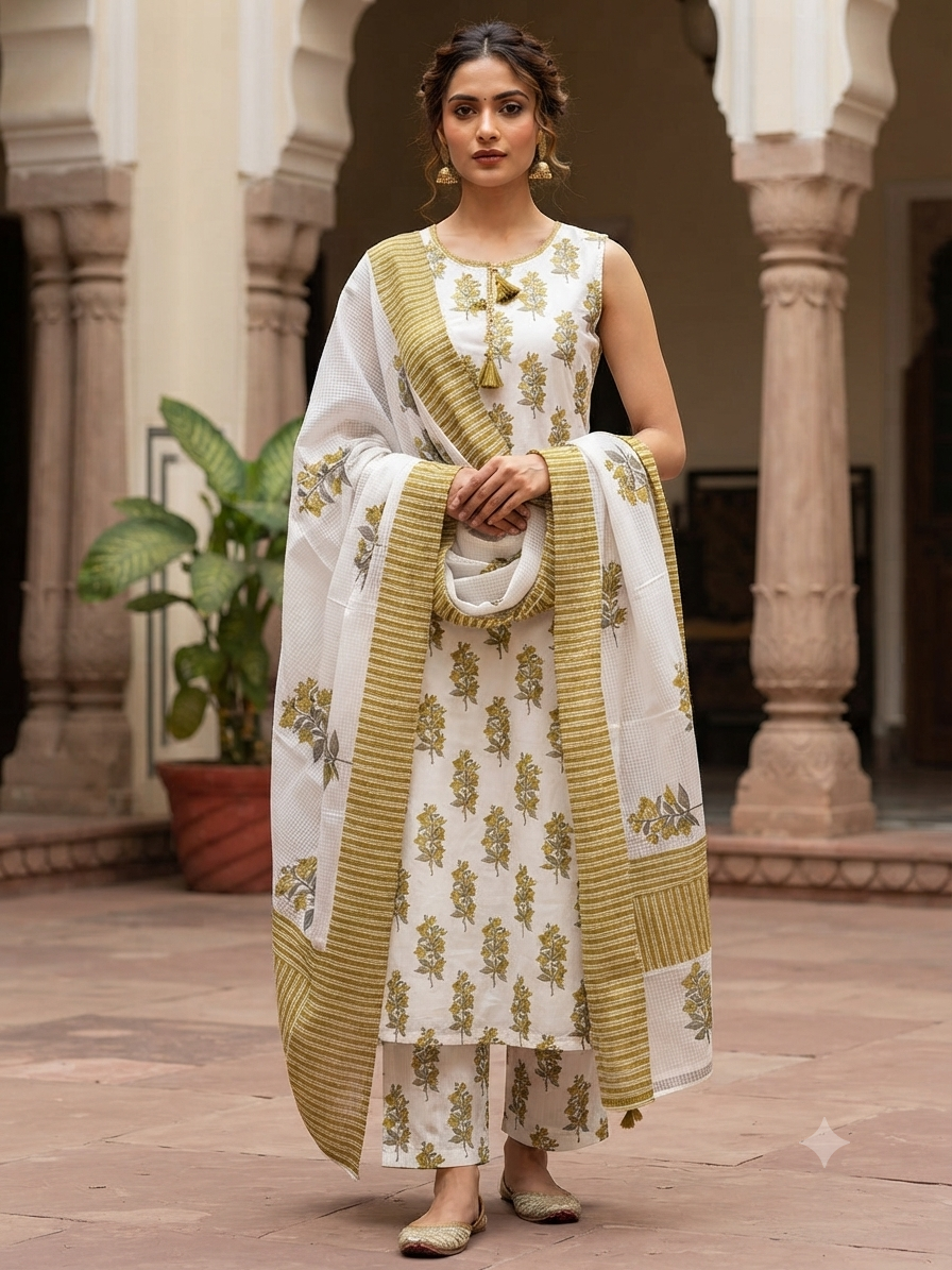 Dhani Cotton suit set