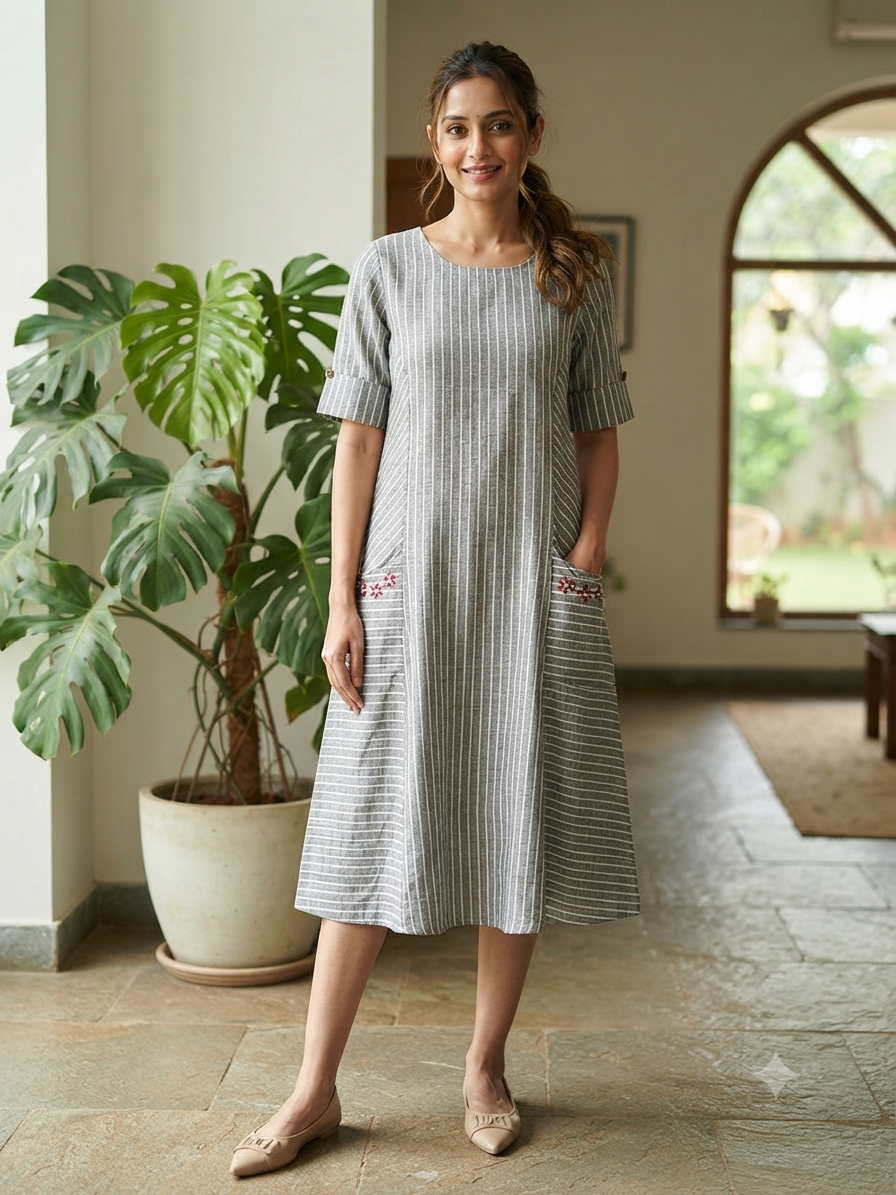 Khadi Cotton dress